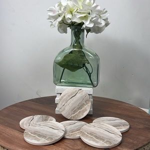 Lifver ceramic Coasters 6 Pcs 4”.